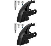 UPKOCH 2 Sets of Universal Inline Skate Brake Roller Skate Stopper Replacement Brake Part, Black Rubber, 3. 54 X 3. 46 X 2. 91 Inch