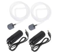 UPKOCH 2 Sets USB Aquarium Air Pumps Silent Oxygen Aerator for Fish Tank Aeration Compact Plastic Water Pumps for Home and Company Fish Tanks Easy Installation