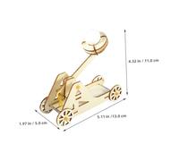 UPKOCH 2 Sets Wooden Trebuchet Kit Stem Science for Adults DIY Physics Model for Educational Engineering Projects Catapult Building and Experimentation