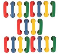 UPKOCH 20 Pcs Educational Whisper Phone for Reading Development Plastic Abs Material with Bright Colors Fine Motor Skill and Hand Eye Coordination Enhancer Safe Smooth Edges for Early