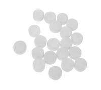 UPKOCH 20 Pcs White Insert Balls for Baby Toys Newborn Replacement Squeaker DIY Repair 2.0cm Flat Box Noise Maker Accessories for Infant Maintenance