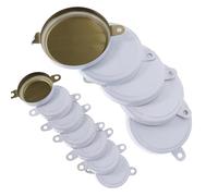 UPKOCH 20 Sets Oil Drum Lids Bung Caps for 55 Gallon Drum Seal Caps Iron Material White Color Tight Seal Prevent Leakage Stable Performance for Transportation and Storage