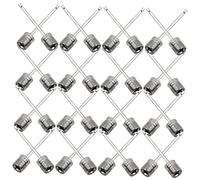 UPKOCH 200Pcs Durable Metal Ball Inflation Needles for Basketball Football Volleyball Rugby Soccer Handball Pump Accessories with Pressure Boosting Tip for Fast Air Filling