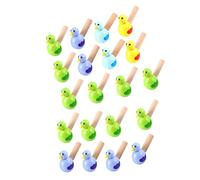 UPKOCH 20pcs Bird-shaped Wooden Whistles for Boy Girl Party Props to Musical Creativity and Fun at Schools Events and Travel