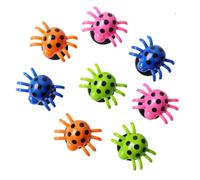 UPKOCH 20pcs Bouncing Spider Toy Jumping Spider Educational Toys Interactive Fun Party Favours Boys and Girls Learning Random Color