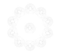 UPKOCH 20pcs Disposable Shower Caps for Dogs and Kittens Soft Ear Covers for Bathing Comfortable Pet Bath Accessories Cute Cat Design for Stress Bath