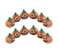 UPKOCH 20pcs Dollhouse Halloween Decorations Realistic Detailed Jack-lantern Charms for Autumn Table Scatter Fairy Garden and Crafting Accessories