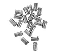 UPKOCH 20pcs Drum Swivel Nuts for Snare Drum Tom Lug Replacement Parts Easy Installation Hardware Sturdy Metal Construction