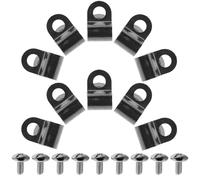 UPKOCH 20pcs Hockey Helmet Visor Mounting Clips Secure Locking Fasteners Replacement Kit for Ice Hockey Helmets Hardware with Wide Compatibility and Easy Installation