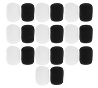 UPKOCH 20pcs Microphone Windproof Cover for Headset Mic Windscreen Noise Reduction Microphone Sock Cover for Singing Interview Stage