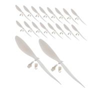 UPKOCH 20pcs Mini Airplane Propellers Rubber Band Powered Blades for Model Aircraft and Flying Glider Easy Mounting Craft Sticks Replacement Parts for DIY Hobby Projects