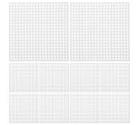 UPKOCH 20pcs Plastic Mesh Sheets - Eye Mesh For Embroidery Acrylic Yarn Crafting Knit Crochet Projects And Make Dividers Embroidery And Diy Arts 11x10.8cm