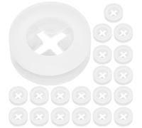 UPKOCH 20pcs Silicone Straw Hole Plugs Jar Lids Airlock Grommet - For Beer Wine Bucket Fermenter Lid Canning Jar Stopper Plug