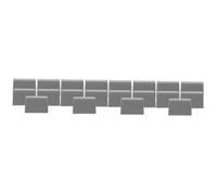 UPKOCH 20pcs Slider Knobs Replacement Caps for Mixer Console for Sound Equipment Easy to Install Inner Grey Color for and Audio Mixing