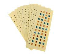UPKOCH 20pcs Ukulele Scale Stickers for Starters Durable Fingerboard Note Decals Easy to Install and Remove Beginner Friendly Ukulele Learning Aid