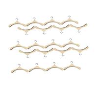 UPKOCH 20Pcs Wooden Miniature Doll Clothes Hangers for Bjd Dolls Compatible with Multiple Brands for Outfit Display and Playtime