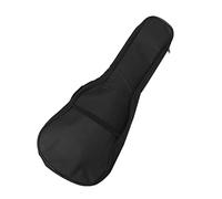 UPKOCH 21 Inch Ukulele Bag Double Shoulder Waterproof Canvas Acoustic Folk Case with Thickened Padding for Training and Traveling Black