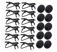 UPKOCH 24pcs Microphone Accessories Sponge Covers Microphone Clips for Gaming Mic for Windscreen and Shielding