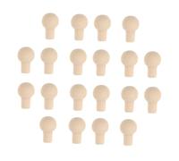 UPKOCH 24pcs Scale Miniature Furniture Smooth Surface for Mini Drawer Cabinet Door Decor