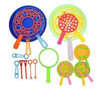 UPKOCH 24Pcs Summer Bubble Wand with Tray for Outdoor Play Plastic Bubble in Various Shapes Party Favors for Boys and Garden Fun
