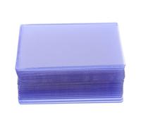 UPKOCH 25pcs Card Protector Sleeves Dual Sided Hard Holders for Trading Cards Board Games Scratch Wear Resistant Transparent Design for Visibility