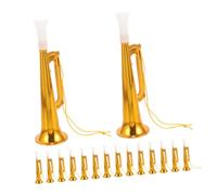 UPKOCH 25pcs Cheering Trumpet Noise Makers Loud Handheld Whistling Horn for Parties Festivals Sports Events Outdoor Use