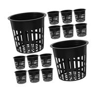 UPKOCH 25pcs Plastic Hydroponic Net Pots Mesh Planting Basket Cups for Soilless Cultivation Aerated Root Growth Compatibility for Indoor Garden Aquarium Vegetable and Flower Planting