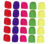 UPKOCH 25pcs Thickened Microphone Cover Mic Covers Sponge Microphone Windscreens for Ktv Broadcasting Noise Reduction Mic Protector