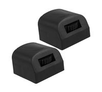 UPKOCH 2pcs Adjustable Fitness Gear End Covers Slip Plastic Foot Protectors for Gym Bikes Noise Reduction Caps for Indoor Cycling Floor Protection and Height Flexibility