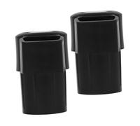 UPKOCH 2pcs Alto Saxophone End Plug Cap Abs Black Bent Neck Key Protector Reduce Noise and Resonance Alto Sax Accessories for Maintenance and Transport
