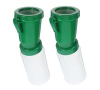 UPKOCH 2pcs Animal Milking Medicated Bath Cups for Cow Sheep Non Backflow Manual Extrusion Cleaning Cups Durable Practical Milking Equipment Accessories