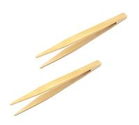 UPKOCH 2Pcs Bamboo Reptile Feeding Tweezers Static Non Skid Pet Feeding Clip for Lizards Snakes Geckos Safe Insect Handling Terrarium Cleaning