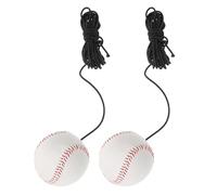 UPKOCH 2pcs Baseball Swing Trainer with Solid Ball and Elastic Rope Portable Batting and Pitching Resistance Bands for Adults Arm Strength and Softball Practice Equipment