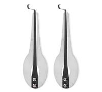 UPKOCH 2pcs Beginners Russian Metal Mouth Harp Compact Percussion Musical Instrument Portable Jaw Harp Folk Instrument for Gathering