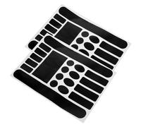 UPKOCH 2Pcs Bike Frame Protection Tapes Scratch Protective Stickers Durable Chainstay Protector for Mountain and Road Bikes Chic Black Design