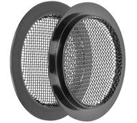 UPKOCH 2pcs Black Metal Dobro Guitar Sound Hole Covers Acoustic Resonator Guitar Soundhole Inserts Accessories for Parts