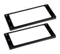 UPKOCH 2pcs Black Pickup Protection Frames for Electric Guitar Dual Pickup Portable Curved Edge Design Easy Installation
