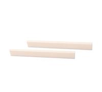 UPKOCH 2pcs Bone Guitar Bridge Saddle and Nut Set Real Buffalo Bone Material 100x10x3mm Compatible Electric and Acoustic Bass Guitars Ivory Color Gl617