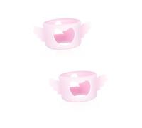UPKOCH 2pcs Born Bottles Feeding Bottle Cover Silicone Sleeve Silicone Boy Girl Cover
