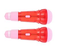 UPKOCH 2pcs Boys and Girls Musical Microphone Echo Effect Voice Changing Toy for Toddlers Educational Plaything for Early Learning