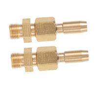UPKOCH 2PCS Brass Fountain Nozzle with Male Thread Clear Water Stream Spray Heads for Outdoor Garden Park Versatile Fountain Accessories for Smooth Water Flow and Leak Connection
