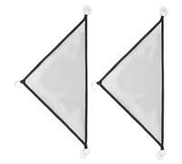 UPKOCH 2pcs Breathable Mesh Hammock for Reptiles Lizards and Geckos Triangular Lounge Bed Soft Netting for Chameleon Snake Tank Accessories