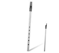 UPKOCH 2pcs c Key Irish Whistle Flute Metal Construction for Beginners Professionals High Pitch Sound for Boys and Girls Adults Easy to Play for Various Music Styles
