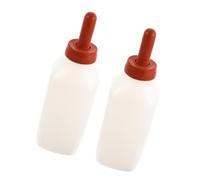 UPKOCH 2pcs Calf Feeding Bottles Sturdy Vertical Design for Newborn Animals Rubber Nipple Milk Pot Efficient Small Animal Feeding Equipment for Goats Sheep