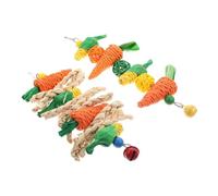 UPKOCH 2pcs Carrot String Toy Bunny Toys Small Hamster Rabbit Molar Rope Carrot String Household for Small Animals Hamster Supplies