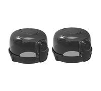 UPKOCH 2PCS Childproof Gas Stove Knob Covers Kitchen Safety Locks for Child Safety Black Oven Knob Protectors Easy to Install Gas Cooker Case