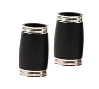 UPKOCH 2pcs Clarinet Tuning Tubes Replacement for B Flat Pitch Clarinet Parts Wind Instrument Tubes with Smooth Surface for Professionals and Beginners
