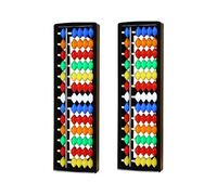 UPKOCH 2Pcs Colorful Abacus Bead Arithmetic Tool for Math Learning Material Compact and Practical Educational for Boys