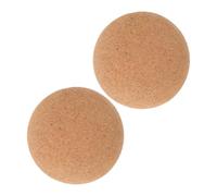 UPKOCH 2pcs Cork Yoga Massage Balls Lightweight Practical Fitness Massage for Deep Tissue Release and Muscle Relaxation Portable for Home Gym and Travel Use
