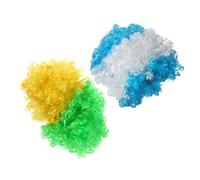 UPKOCH 2pcs Costume Wig Football Fans Wig Unique Design Polyester Easy Transformation Versatile Use Men Women Stage Performances 9.82x9.82x9.43in